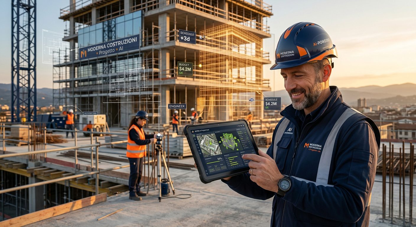 AI per imprese edili — intelligenza artificiale per cantieri e costruzioni